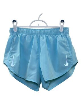 Nike Dri-Fit Tempo High-Cut Running Shorts Light Blue Size Medium